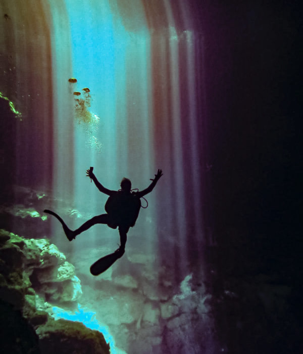 The pit cenote dive