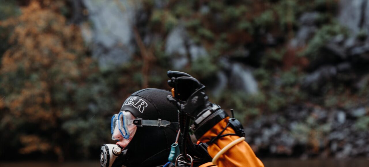 Cavern diver Tulum