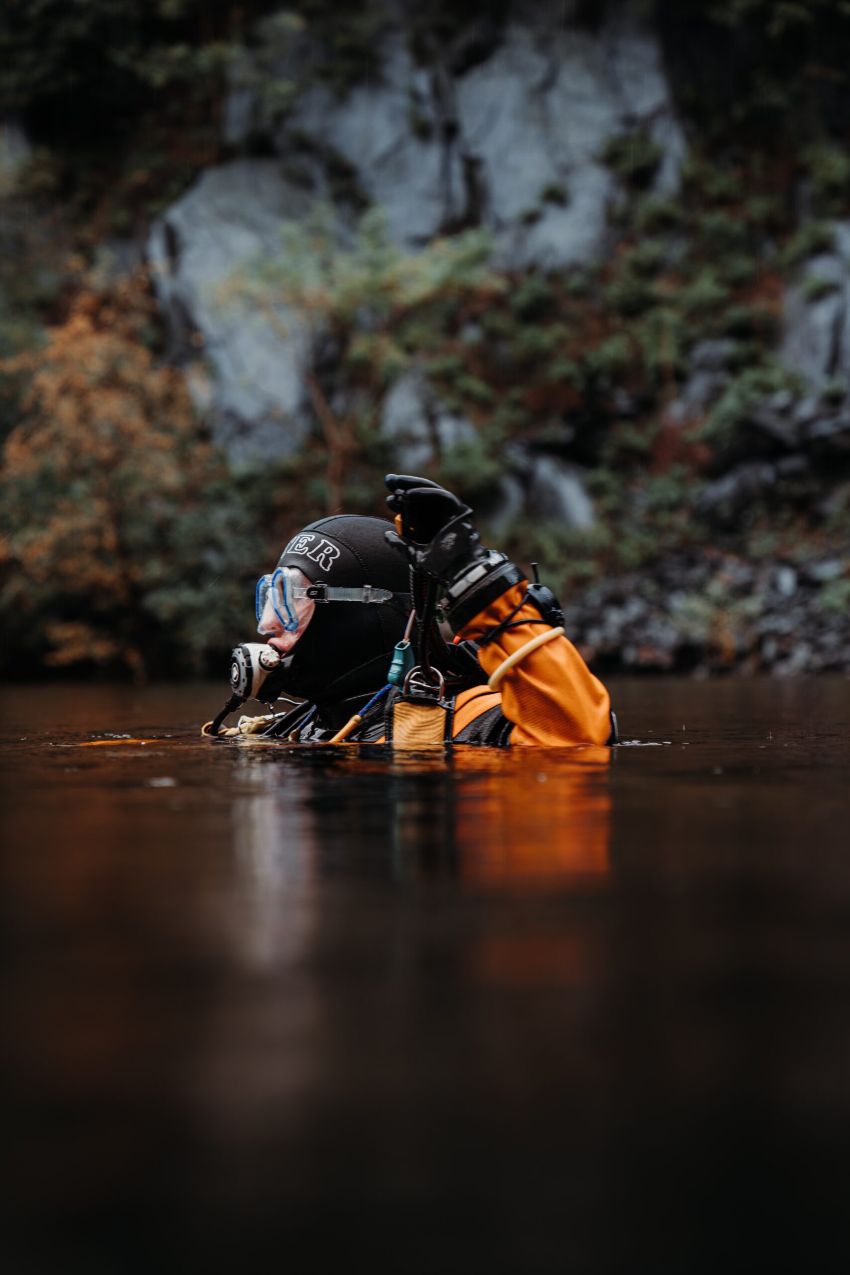 Cavern diver Tulum